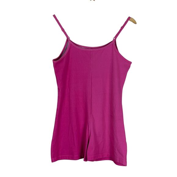 Nike Romper Womens M Pink Cotton Y2K Tenniscore Athleisure - Picture 4 of 6
